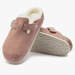 Birkenstock Boston Vegan Birkibuc Clogs NWOT